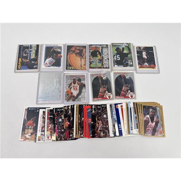 Collection of Michael Jordan Basketball Cards