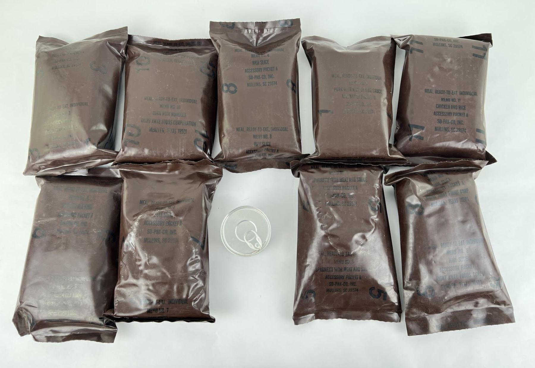 US Army MRE Combat Ration Meals