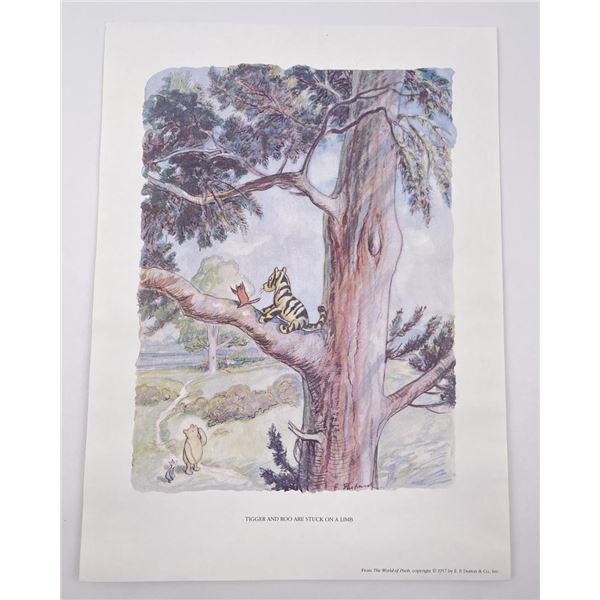 Tigger and Roo Winnie the Pooh Print