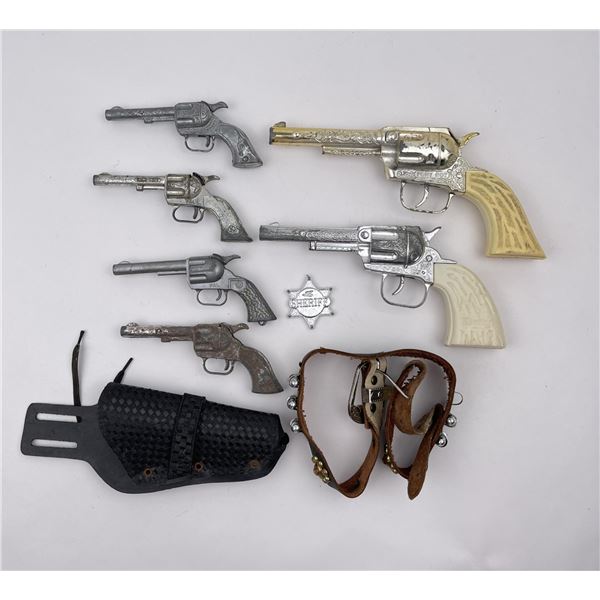 Collection of Vintage Cap Guns