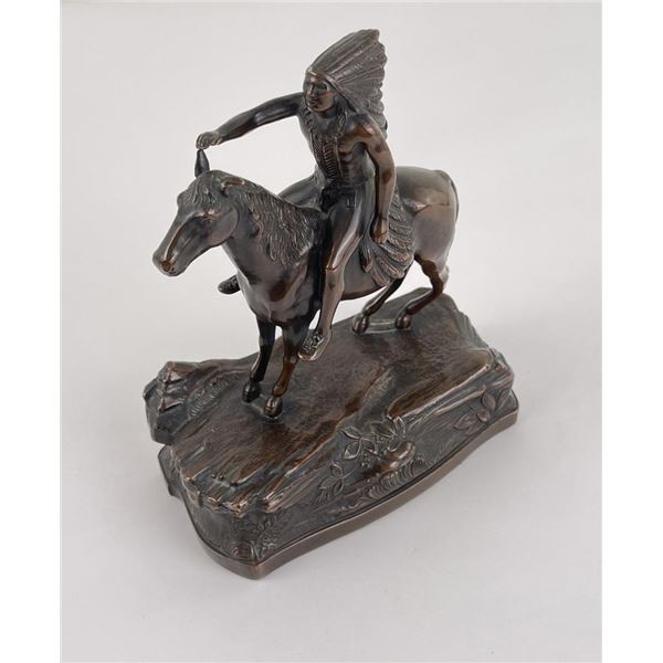 Indian Chief Bookend