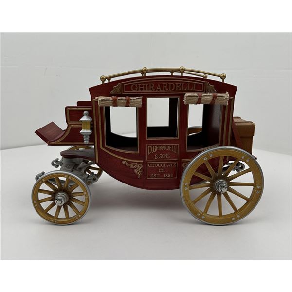 Ghirardelli Chocolate Stagecoach Model