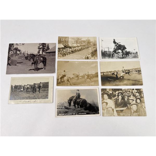 Collection of Miles City Montana Cowboy Postcards