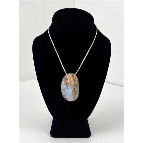 Vincent Sterling Silver Turquoise Necklace