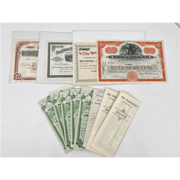 Collection of Stock Certificates
