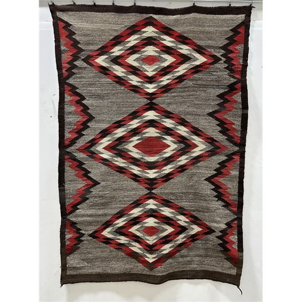 Large Navajo Indian Ganado Rug Blanket Dazzler