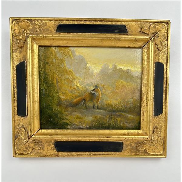 Tom Sander Montana Oil on Board Painting