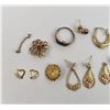 Image 3 : Collection of 10k Gold Jewelry