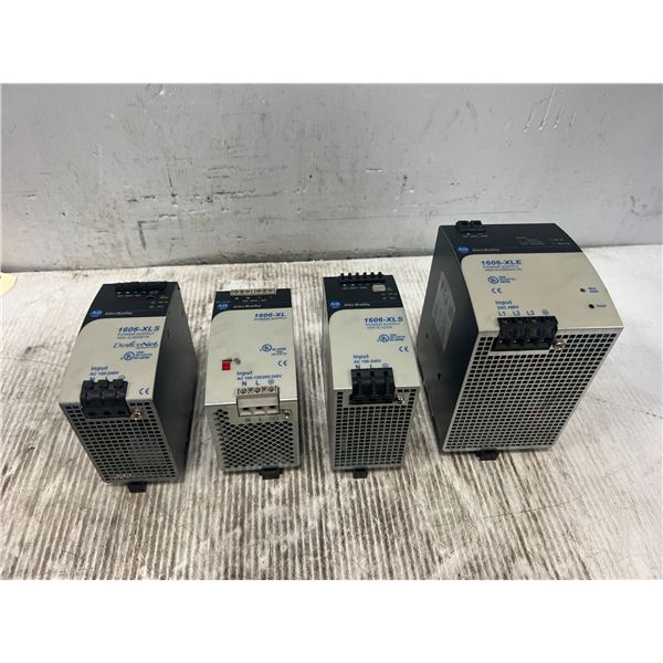 Lot of (4) Misc. Allen-Bradley Power Supplies