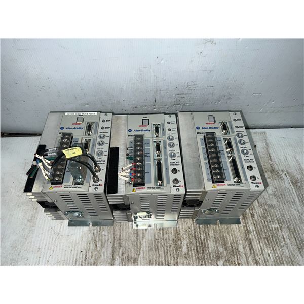 (3) Allen-Bradley #2098-DSD-020-SE / 9101-1773 Ultra 3000 Drives