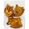 Image 1 : Carved Animal Wall Art