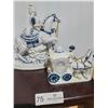 Image 4 : Two Victorian Horse Themed Glass Figurines - 9.5H