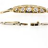 Image 7 : Antique Edwardian Handmade 18K Gold .80 ctw Rose Cut Diamond Unique Belly Bracel