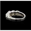 Image 3 : 14KT White Gold 0.67 ctw Diamond Ring