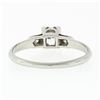 Image 7 : Antique Art Deco Platinum 0.46 ctw Old European VS Diamond Engagement Promise Ri