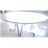 Image 2 : Lot of (2) 72" Round Cafeteria Tables