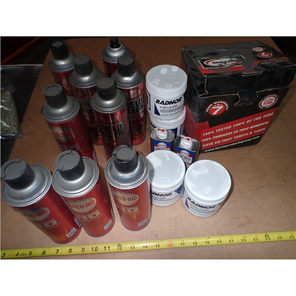 Lot of Weld-Kleen Sprays / Radnor Nozzle Gel +++