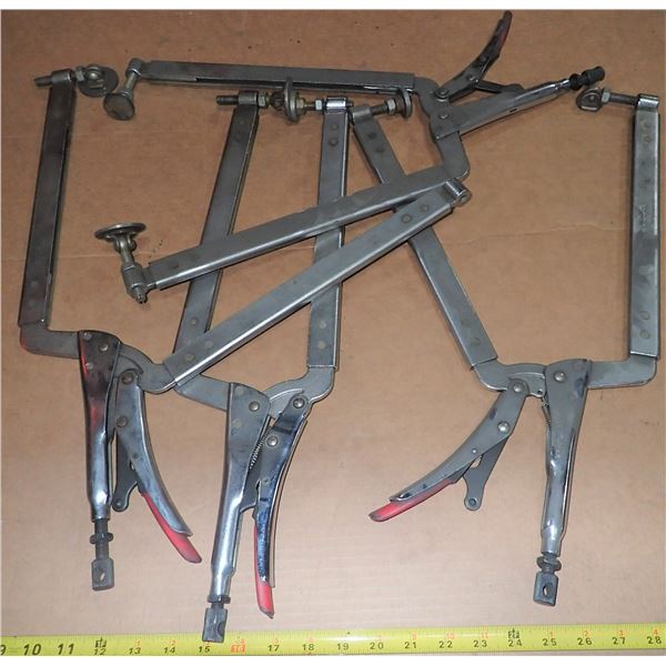 Lot of (4) Stronghand PG204 Clamps