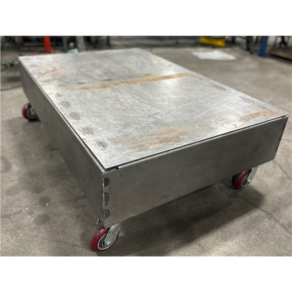 Small Metal Rolling Cart 50"l x 34"D x 4'H