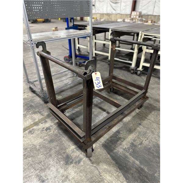 Metal Roller Cart 30.25  x 42  x 39 