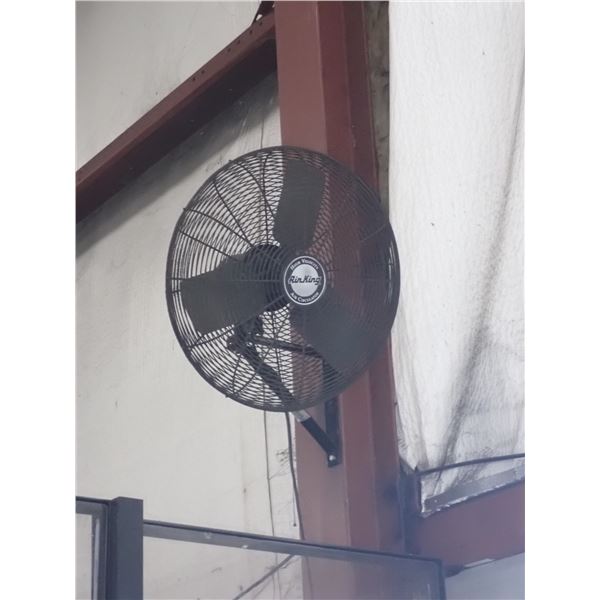 Lot of (4) Wall Mounted Fans