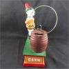 Image 3 : Vintage Trick Dog Circus Clown Cast Iron Mechanical Coin Bank 