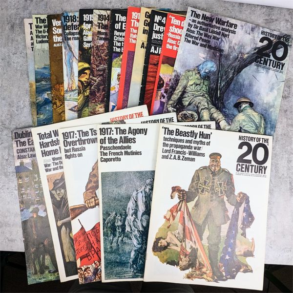 Set Of 17 History Of The 20th Century Magazines set-of-17-history-of-the-20th-century-magazines