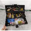 Image 2 : Vintage Fishing Tackle Box with Rod & Reel