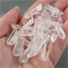 Image 1 : Raw Clear Quartz Points - 48 grams