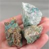 Image 1 : Set of 3 Raw Chrysocolla Crystals