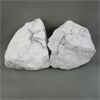 Image 3 : Set of 2 Raw Howlite Crystals & 1 Raw Black Kyanite Blade
