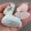 Image 8 : 2 Raw Kunzite Crystals & 2 Raw Amazonite Crystals