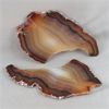 Image 1 : 2 Polished Natural Agate Slices