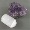 Image 2 : Polished Selenite Crystal & Raw Amethyst Crystal Cluster