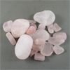 Image 4 : Lot of Frosted Tumbled Rose Quartz Crystals - 137 grams