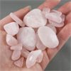 Image 6 : Lot of Frosted Tumbled Rose Quartz Crystals - 137 grams