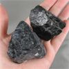 Image 1 : Lot of 2 Raw Black Tourmaline Crystals