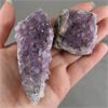 Image 8 : Set of 2 Raw Amethyst Crystal Clusters - Brazil