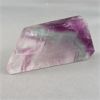 Image 3 : Polished Rainbow Fluorite Slice & Raw Oco Geode