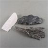 Image 4 : 2 Raw Black Kyanite Crystals & 1 Raw Danburite Crystal