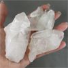 Image 3 : Set of 3 Raw Clear Quartz Clusters