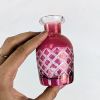 Image 3 : Set of 2 Vintage Cranberry Flashed Cut Glass Perfume Bottles 