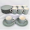 Image 1 : Set of 8 Wedgwood of Etruria Espresso Coffee Cups & Saucers