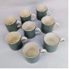 Image 7 : Set of 8 Wedgwood of Etruria Espresso Coffee Cups & Saucers