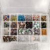 Image 1 : Large Bead Organizer Box Filled with Beads