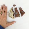 Image 2 : Set of 7 Minerals - Obsidian, Red Jasper, Labradorite and more