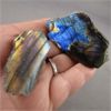 Image 1 : Set of 2 Flashy Labradorite Stones - Madagascar