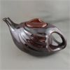 Image 1 : Vintage Brown Glazed Japan Ceramic Teapot