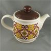 Image 2 : Vintage Sadler England Geometric Flower Design Stoneware Teapot