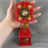 Image 8 : Vintage Wooden Hand Painted Mini Grandfather Clock